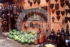 Souk in Marrakesh