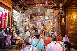 Souks shopping Marrakech Morocco