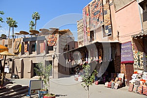Souks textile Marrakech photo
