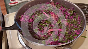 Soul Food - Collard Greens & Red Cabbage