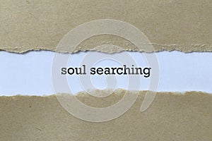 Soul searching on paper