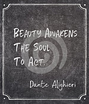 Soul to act Dante quote