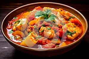 Soulful Delight: Bacalao a la Riojana, a Hearty Codfish Stew from the Rioja Region photo