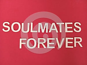 Soulmates forever valentines poster