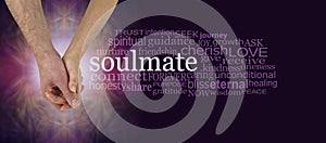 Soulmates Hand in Hand Word Cloud