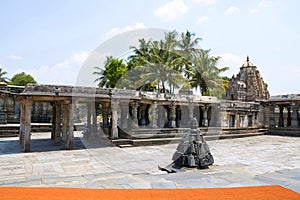 Soumyanayaki temple situated in the South West to Chennakeshava temple. Belur, Karnataka.
