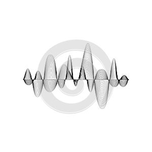 Sound or audio wave