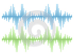 Sound Audio Wave Vector Set