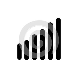 Sound bars icon. Trendy Sound bars logo concept on white background from Music collection