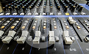 Sound board controls display