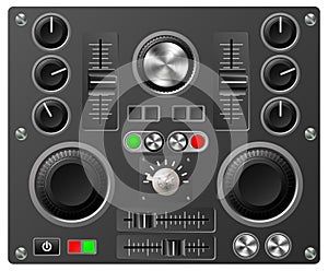 Sound board or studio controls