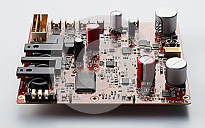 Sound Card isolated on transparent background.