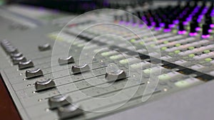 Sound engineer, studio sound, producer control engineer, audio mixing console