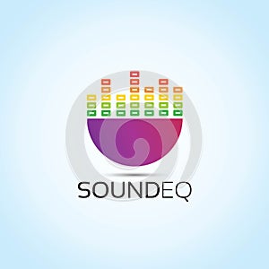 Sound Equalizer Vector Logo