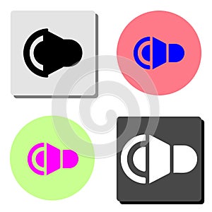Sound. flat vector icon