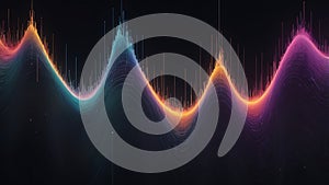 Sound Frequency Visualized Through Grid Motion