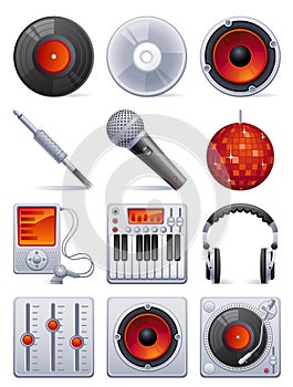 Sound icon set