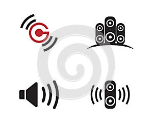 Sound icon vector illustration