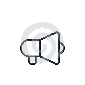 sound icon vector from seo concept. Thin line illustration of sound editable stroke. sound linear sign for use on web and mobile