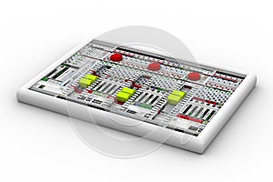 Sound mixer for audio recording