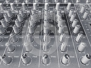Sound mixer board
