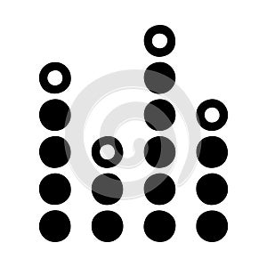Sound mixer icon isolated on white background from music collection. sound mixer icon trendy and modern sound mixer symbol for log