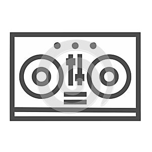 Sound mixer icon isolated on white background from music collection. sound mixer icon trendy and modern sound mixer symbol for log