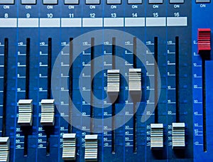 Sound mixing console