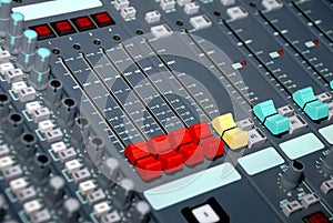 Sound mixing console