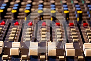 Sound mixing console