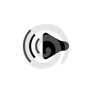 sound sign icon. Element of simple music icon for mobile concept and web apps. Isolated sound sign icon can be used for web and