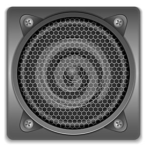 Sound speaker icon