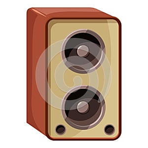 Sound speaker icon, isometric 3d style