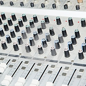 Sound studio equipment