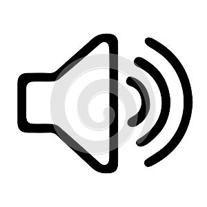 Sound symbol vector icon eps 10