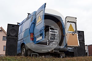 Sound system in the van