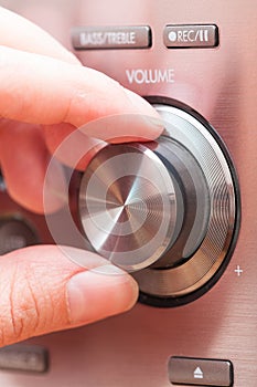 Sound volume control knob