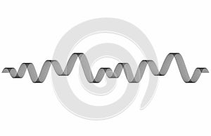 Sound wave rhythm line dynamic abstract vector background