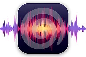 Sound wave visualization digital art audio editing abstract close-up creative technology