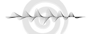 Sound wave Voice beats Symbol