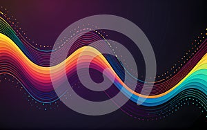 Sound Waves in Color: Dynamic Audio Visuals