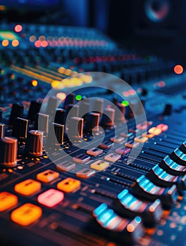 Soundboard in Recording Studio