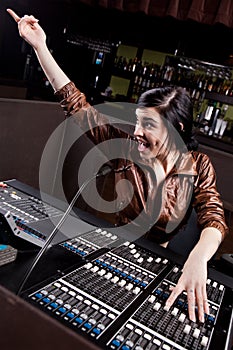 Soundboard technician photo