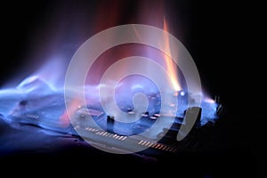 Soundcard in the fire