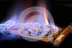 soundcard in the fire