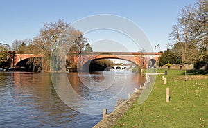 Sounding Arch Bridge over the River Thames photo