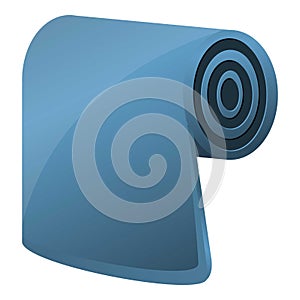 Soundproofing roll icon, cartoon style