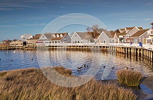 Soundside Shops and Boardwalk in Duck, North Carolina