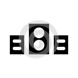 Soundsystem  icon or logo isolated sign symbol vector illustration