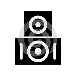 Soundsystem  icon or logo isolated sign symbol vector illustration